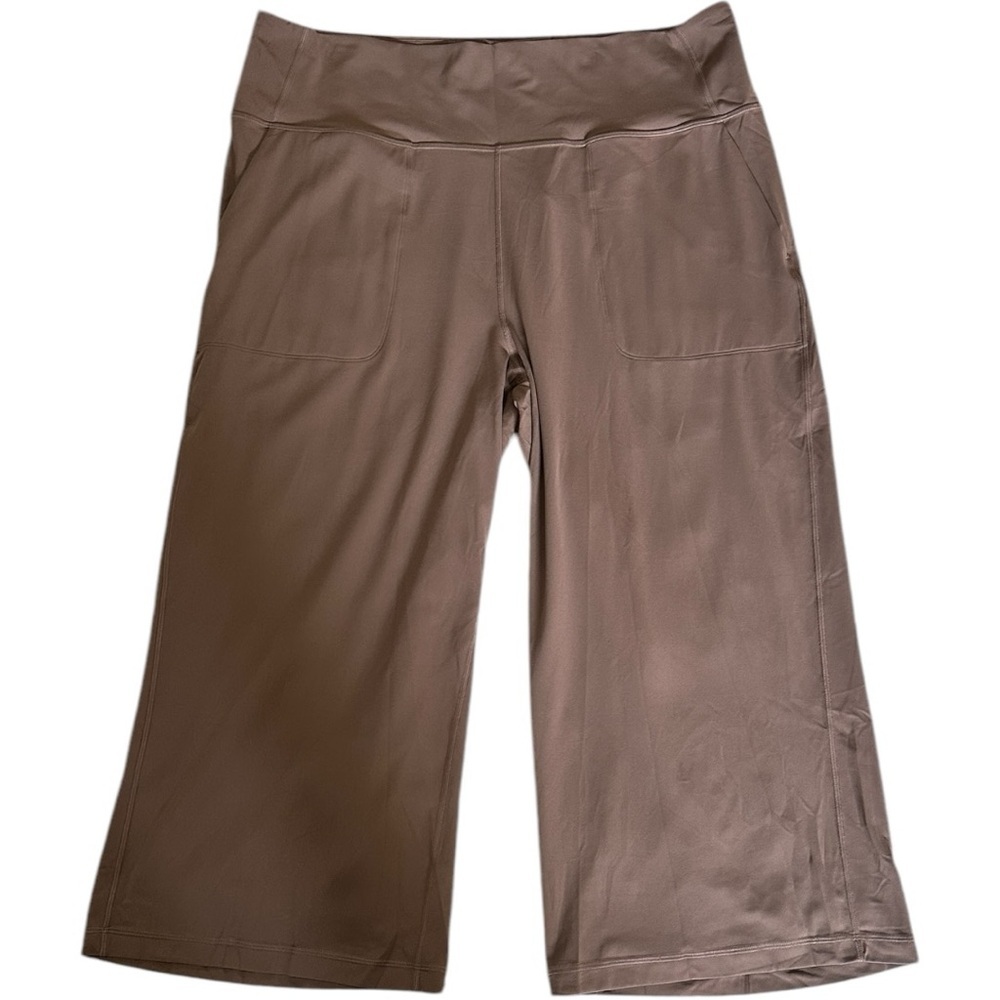 Lululemon Align Hi Rise Wide Leg Pants Tan Brown Plus Size 20 New! - Picture 4 of 9